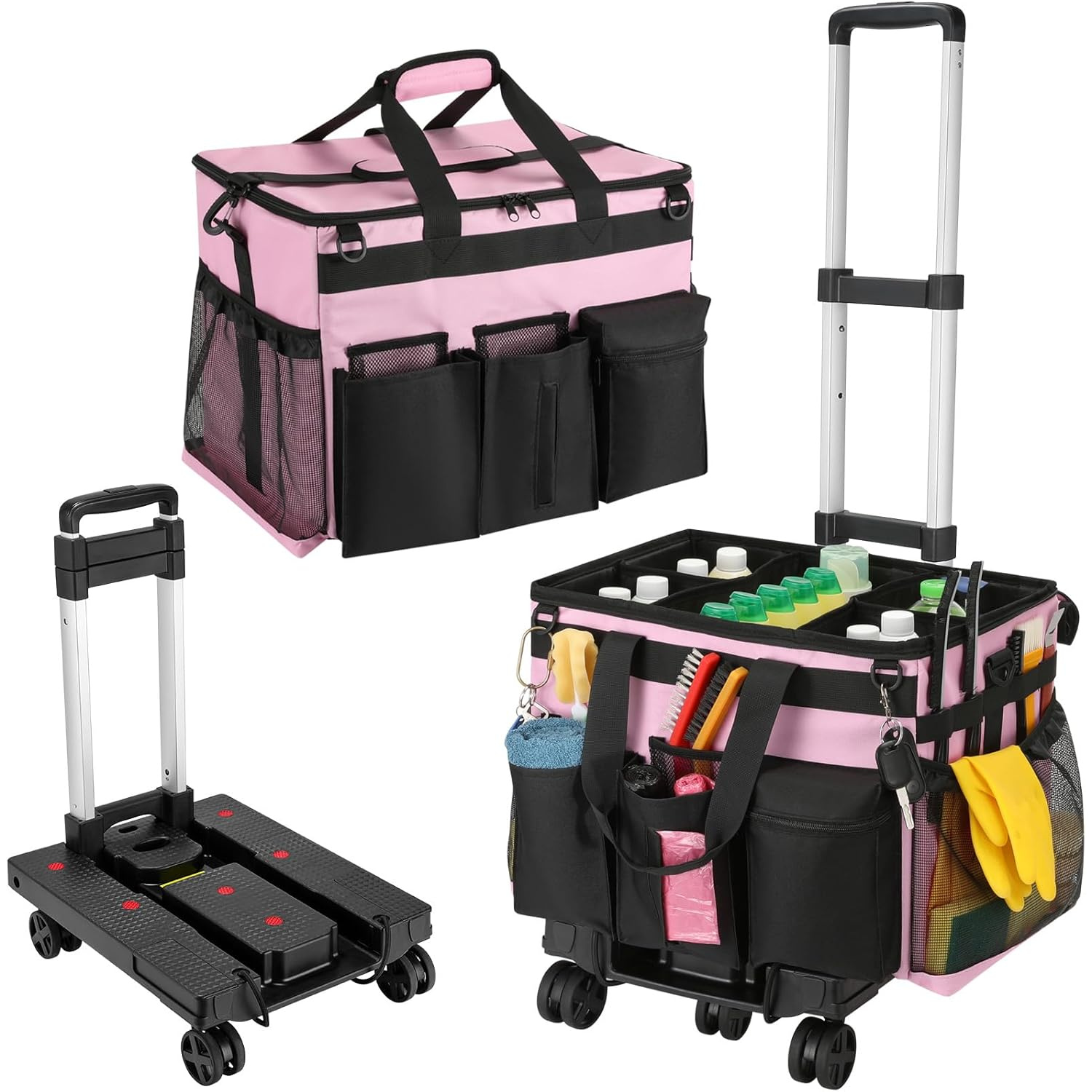 Cleaning Caddy Bag, Rolling Caddy Bag, Extra Large Rolling... product image 2