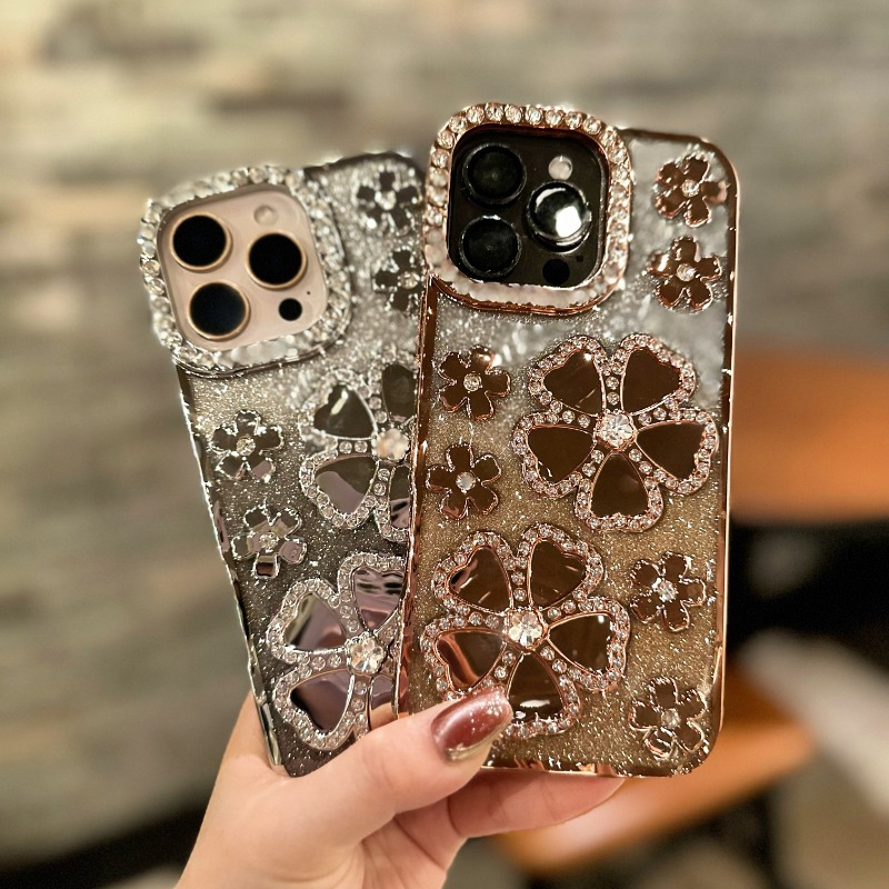 High-end Camellia Flower Luxury Shockproof Phone Case for iPhone 16, 15, 14, 13, 12, 15 Pro Max, 16 Plus, New Protective Cover with Premium Feel and Feminine