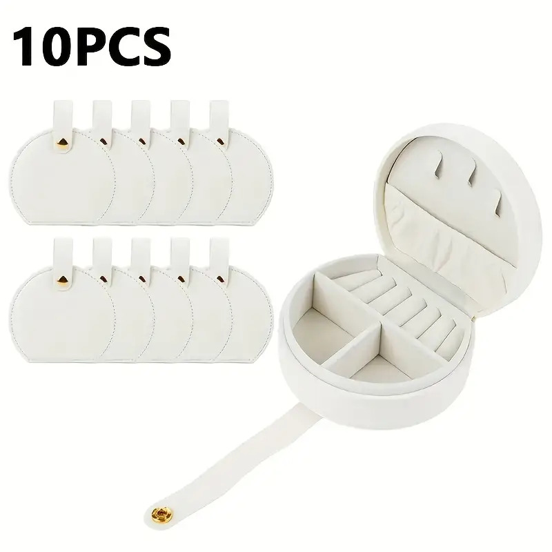 10pcs Personalized Minimalist Portable Jewelry Box Set