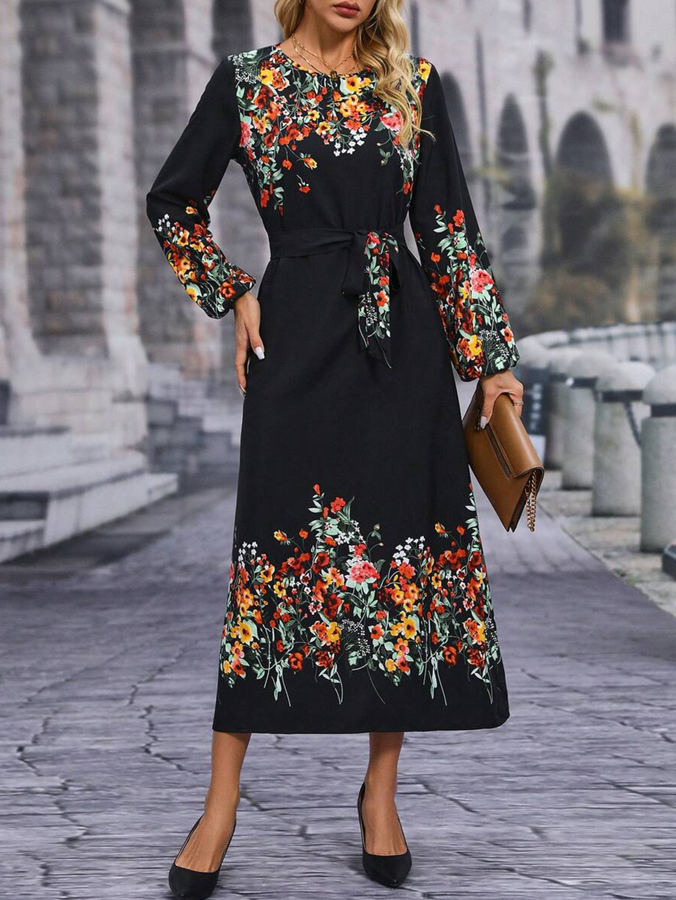 women winter dresses sold on Temu United States