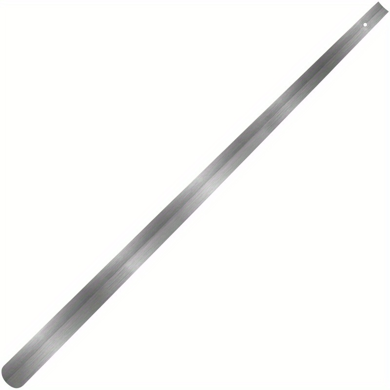 1pc Xxl Long Shoehorn 80cm Shoe Putting Aid Stainless Steel Thin And Protection