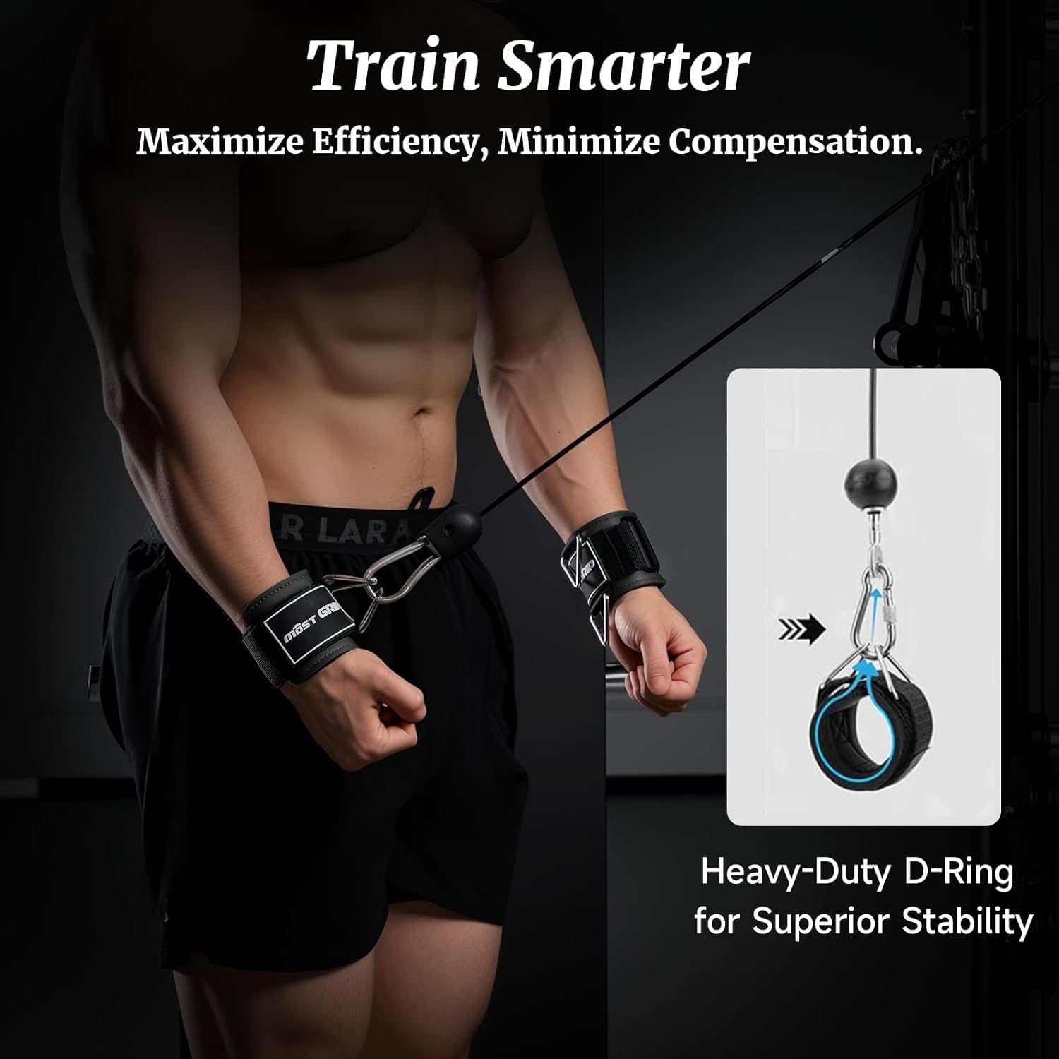 Polsbanden met D-ring,