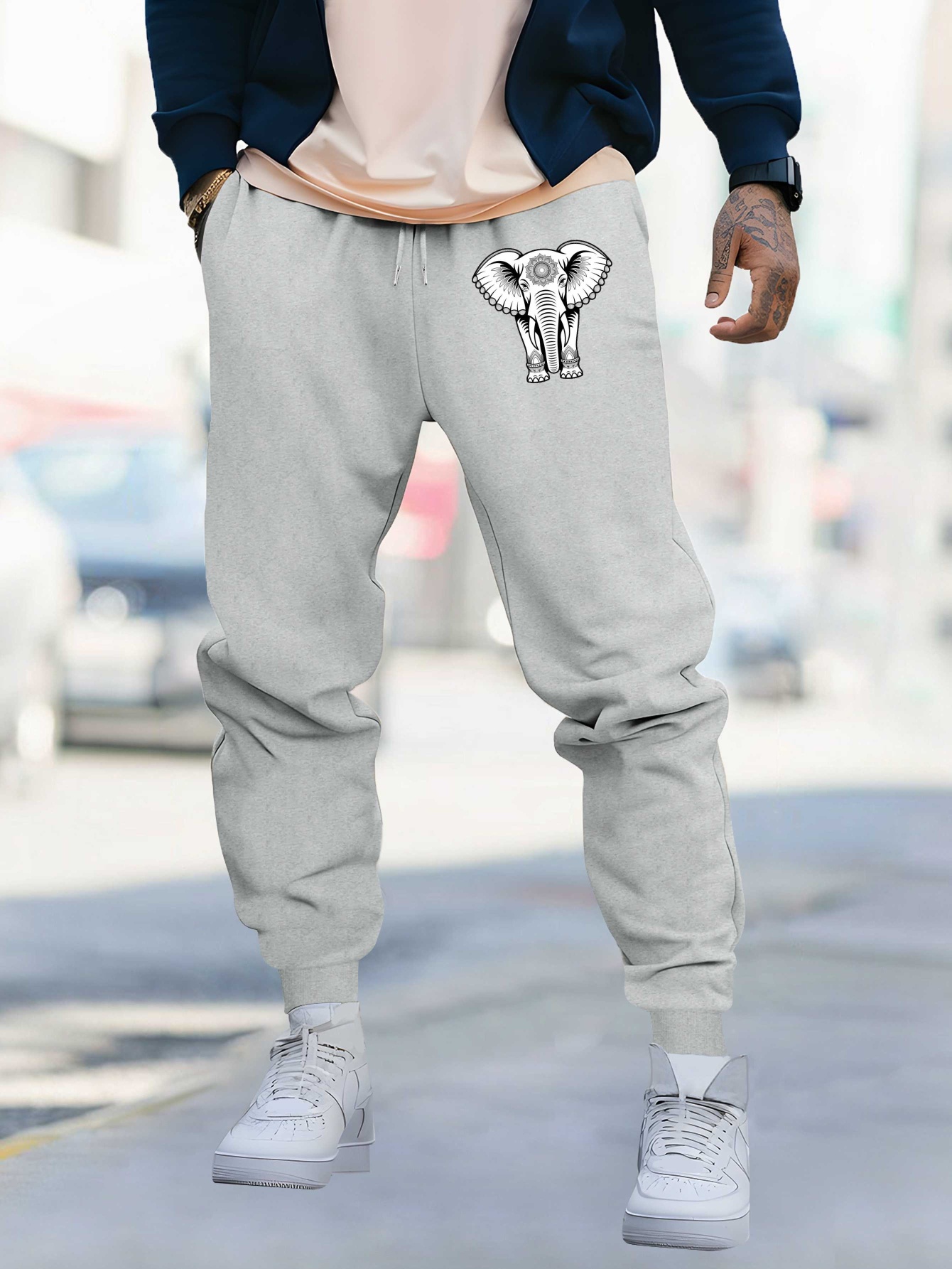 slim fit dress slacks Tailored Fit Tech Suit Pants in Light Grey, 34W30L main image 0