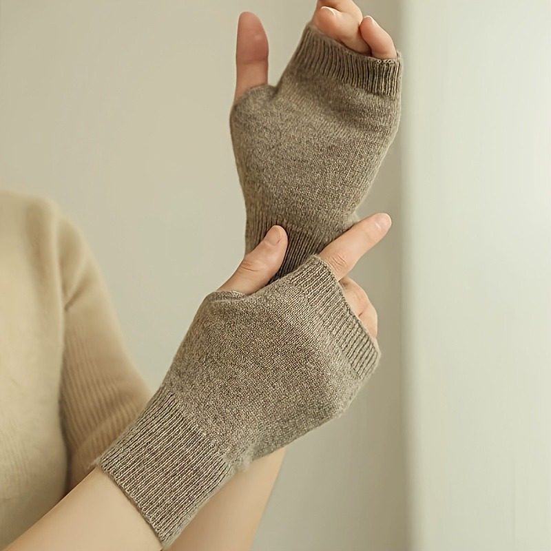 warme fingerlose handschuhe frauen gemtliches dehnbares - Temu Germany