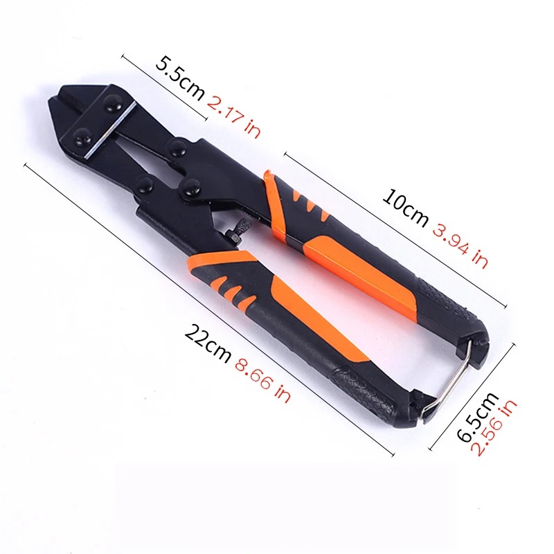 TEMU Industrial-grade Multi-functional Steel Wire Cutter - Labor-saving Steel And Copper Cutters, Suitable For Home Decoration, Construction And