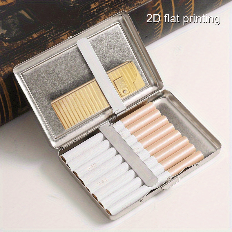 open cigarette box cigarettes pack on white background. 3D illustration Stock Illustration Easy to label 1pc leopard print pattern cigarette