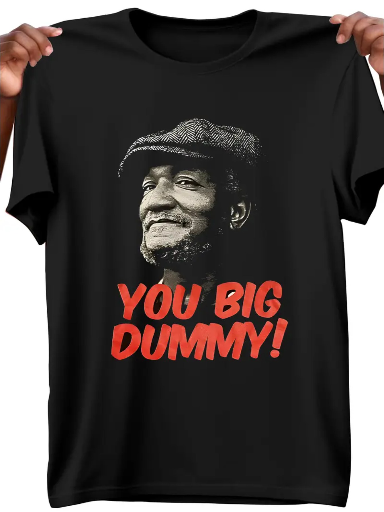 You Big Dummy TV Show Humor T-Shirt for Men - Funny Casual Graphic Tee with Soft Breathable Cotton, Round Neck Short Sleeve Shirt for all-Season & Casual Attire