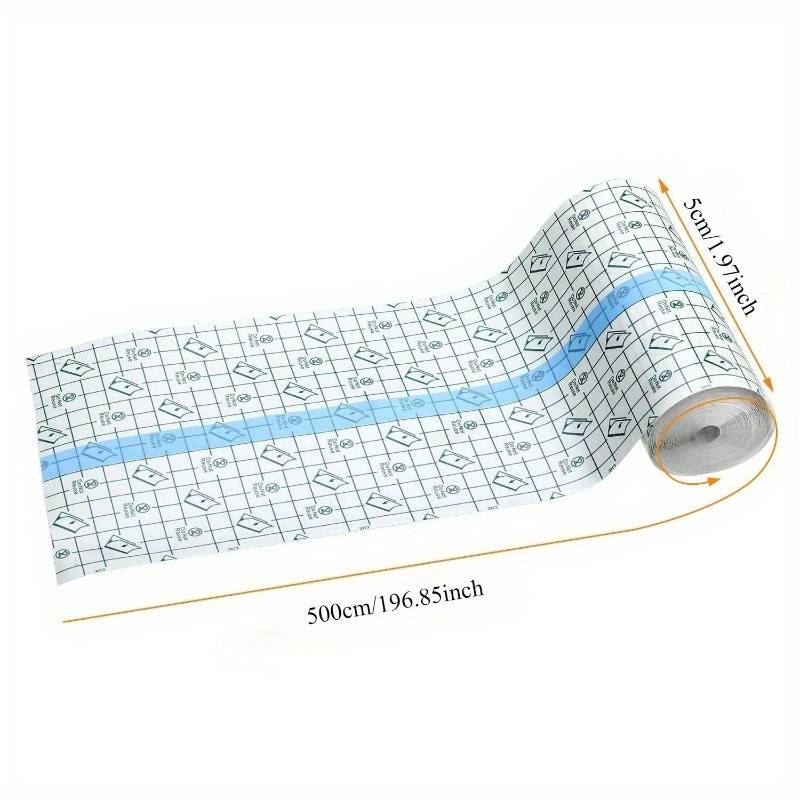 Image of 1 Roll Of Tattoo Waterproof Stickers - Pu Material, Odorless, Waterproof And Moisture-proof, Easy To Tear Strips Suitable For Swimming, Bathing And Tattoo Protection