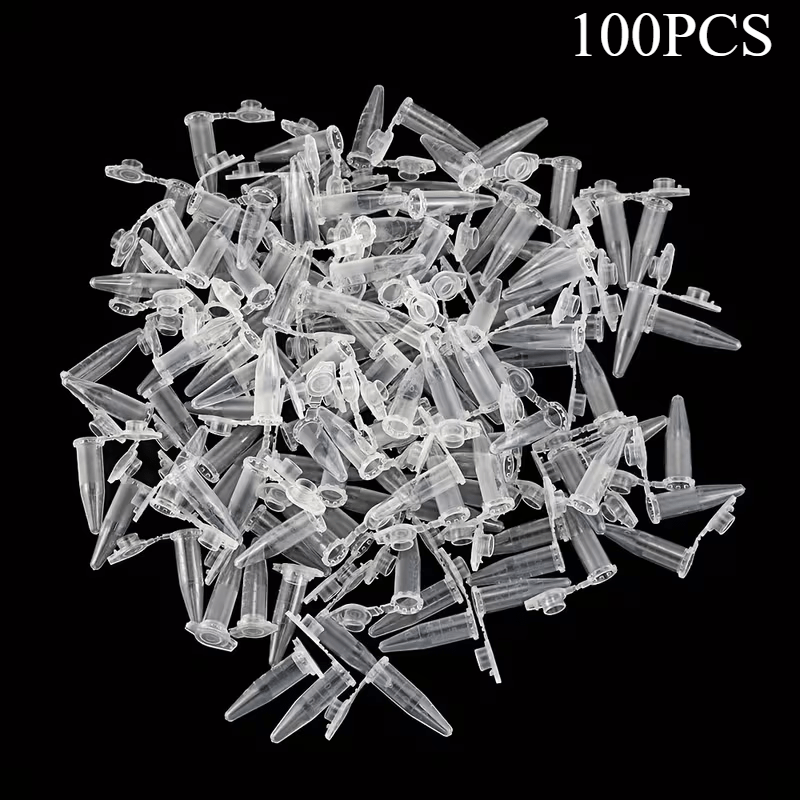 Image of Microcentrifuge Tube - Sample Tube, Easy To Label, 0.2ml - Used For Sample Storage, Planting Solution, Household, Etc