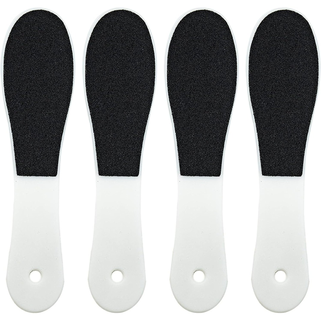 TEMU 4pcs Double-sided Foot File, Foot Rasp, Dead Skin Remover, Foot Scrubber, Remover, Suitable For Dry And Cracked Foot Care