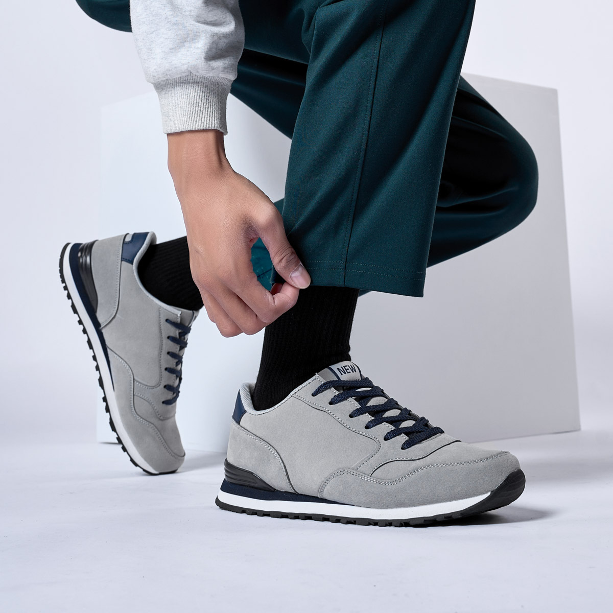 Men'S Fashion Casual Sports Shoes Large Size Running Shoes