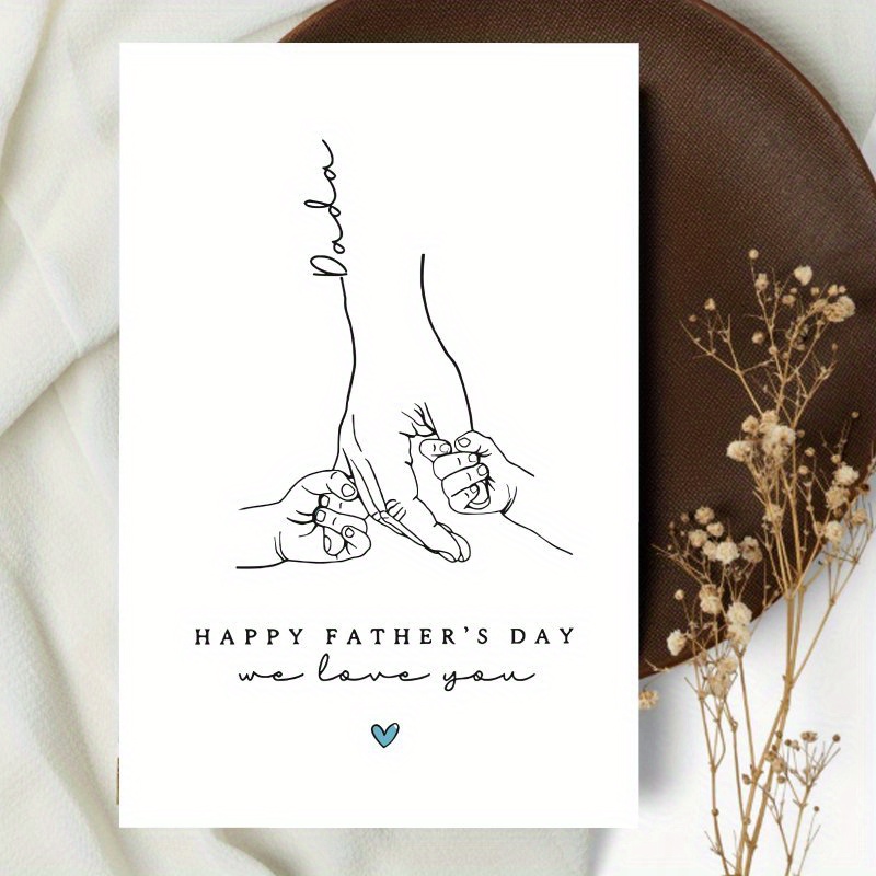 Image of A Humorous Father's Day Greeting Card, Birthday Invitation, Or Gift. This Card Expresses Love For Fathers, Features A Poem, And Is Ideal For Spring Birthdays And Father's Day Celebrations
