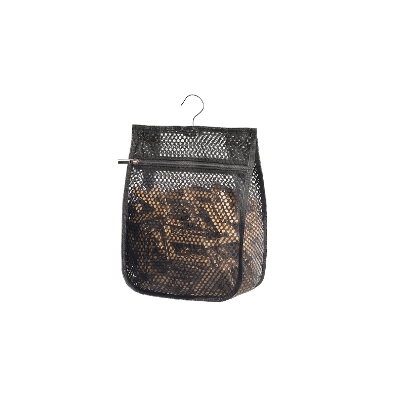 TEMU Outdoor Drying Net Laundry Bag, Zippered Laundry Bag, Large Opening Design, Large Capacity Laundry Storage Bag With Hook, With Zipper, Laundry