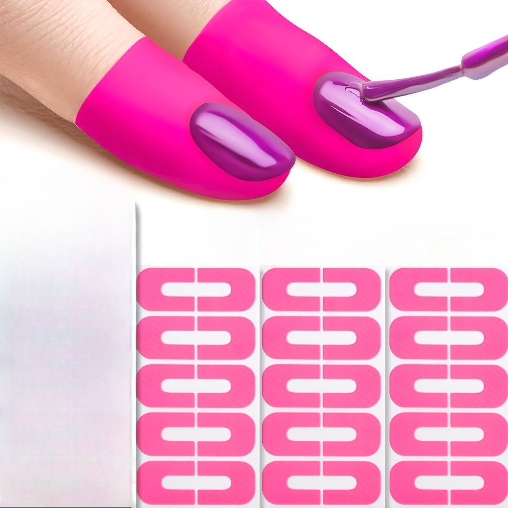 Disposable Nail Anti-Overflow Tape Set for Beginners
