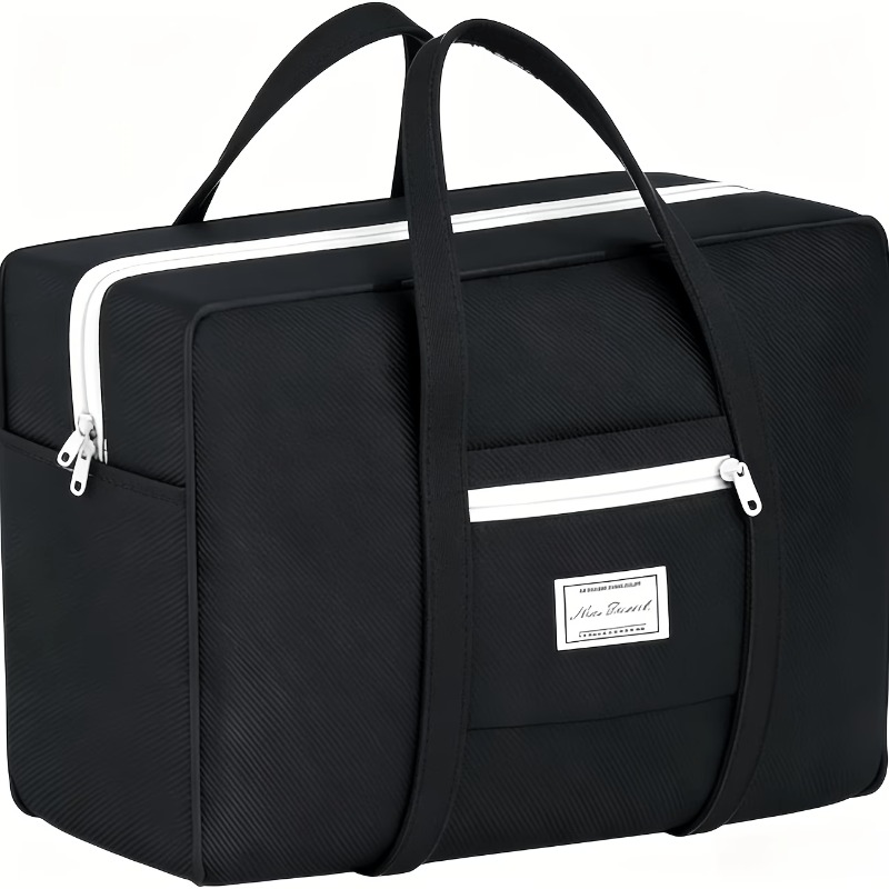 TEMU Travel Luggage Bag, Airline Carry-on Bag, Weekend Travel Bag For Men And Women, Household Foldable Storage Bag/moving Bag, Heavy-duty Moving