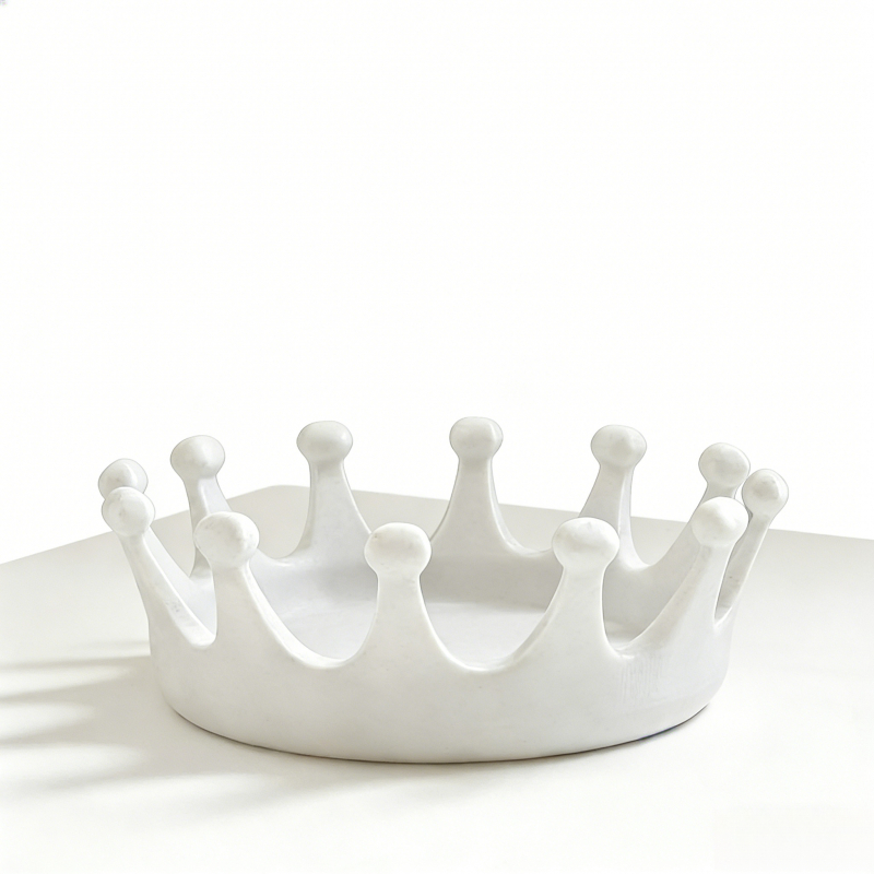 TEMU Crown Shaped Ring And Watch Storage Box | Art Design | Suitable For Earrings, Necklaces And Other Jewelry Storage, Desktop Ornament | Storage