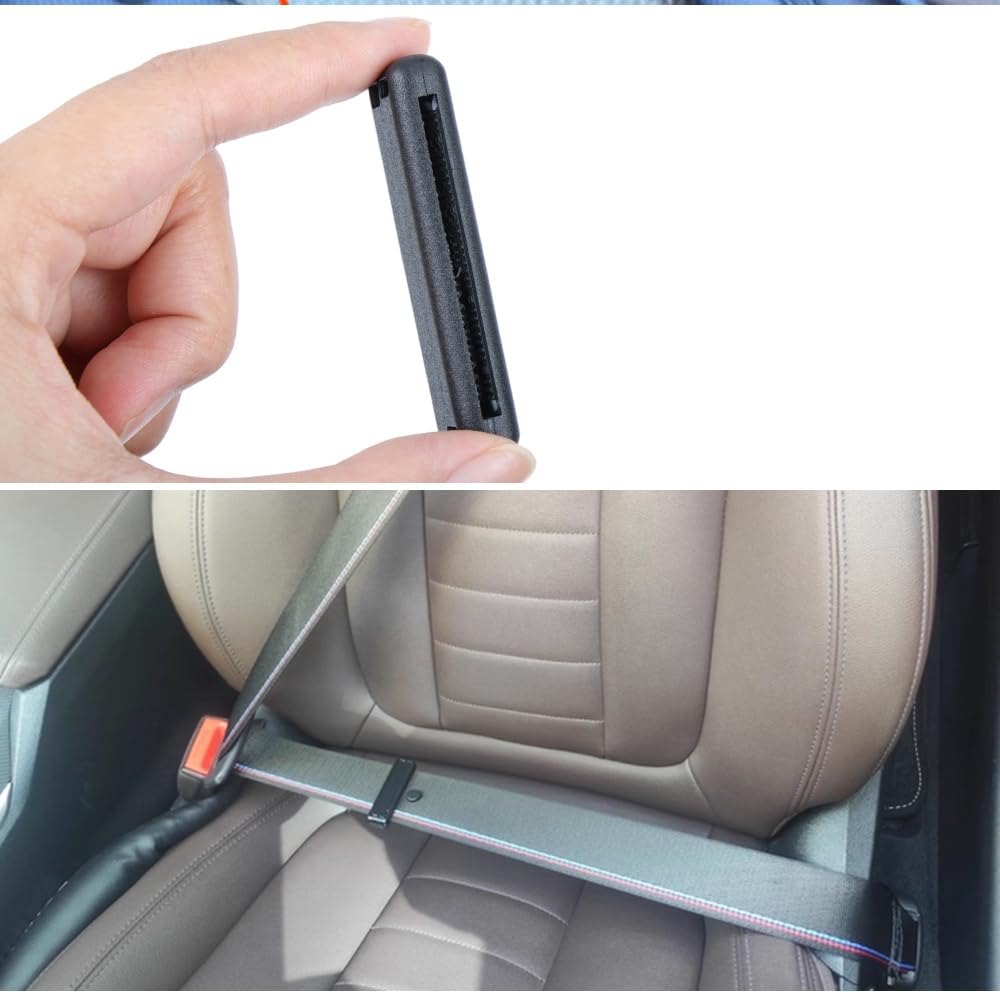 TEMU Seat Belt Stopper Limit Clip For 2006 2017-2025 Safety Belt Retainer Stop Clamp Replacement Part 72118469012 Car Interior Additions Black 1pc