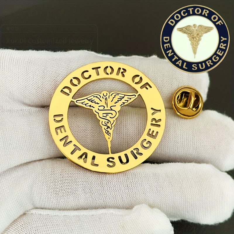 TEMU Broche para mujer personalizado de , de acero inoxidable bañado en oro, de broche, accesorio de moda versátil, de broche con logo personal,