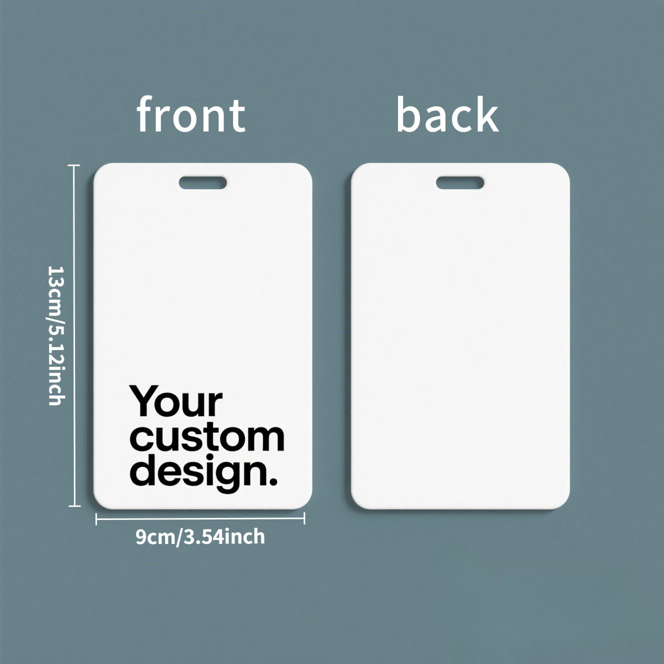 TEMU Customizable Pvc Id Cards, Work Badges, Personalized With Your Images/text/logo, Suitable For Companies, Schools, Sports Events, Activities,