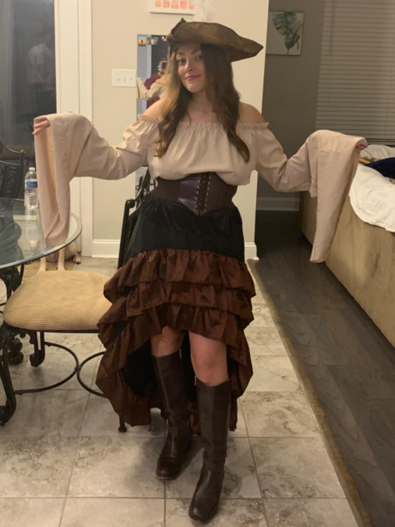 womens pirate costume renaissance skirts female spanish - Temu