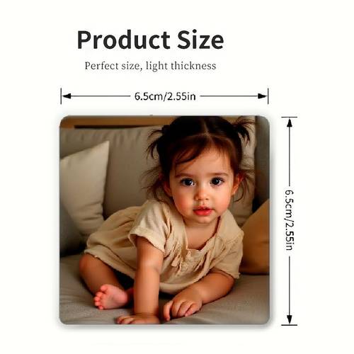 Custom Refrigerator Magnets, Print Any Home Decoration Photos You Design - Locker Magnets, Durable, Decorative, Exquisite, Fashionable, High Quality, Colorful, Modern, Unique, Is The Ideal Gift for Him