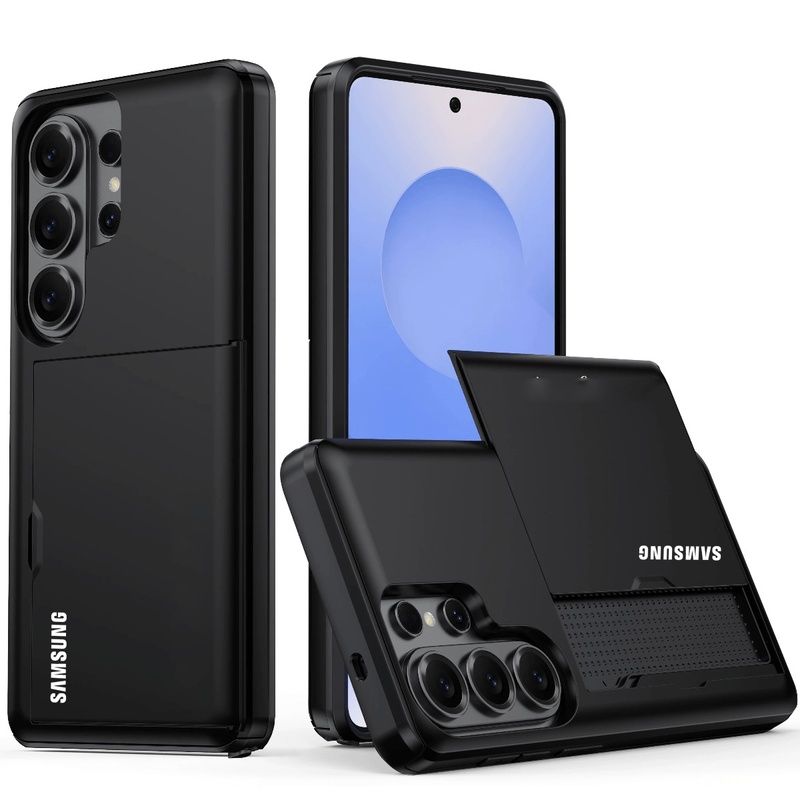 TEMU Phone Case - Phone Case: Luxury Shockproof Armor Wallet Case, Compatible With Galaxy S26 S25 S24 S23 S22 A57 A56 A37 A26 A36 A35 A26 A17 A16,