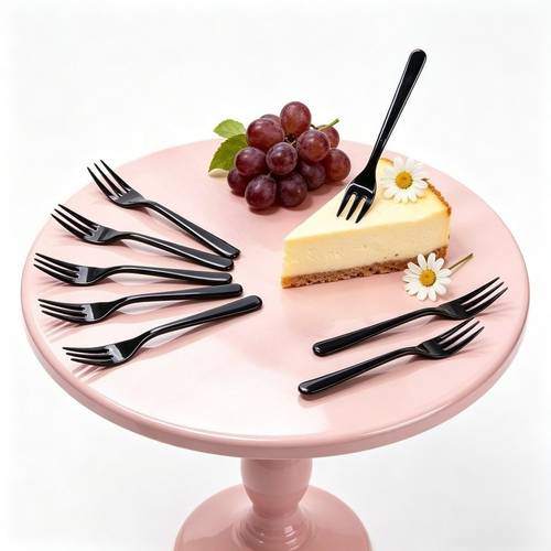 60pcs dessert forks pie forks cake forks salad forks fruit forks suitable for salads tasting mousse pudding bakeries afternoon tea restaurants and parties