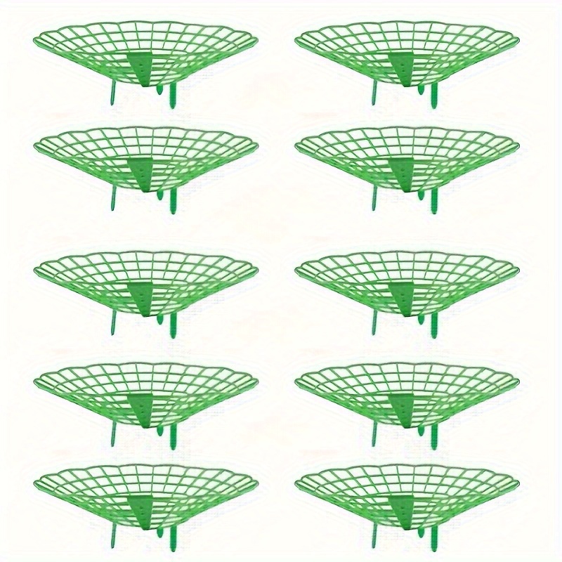 TEMU 10 pièces Supports de Plantation de Fraises avec 3 Pieds Solides - Cages de Support en PVC, Résistantes à la Corrosion, pour Jardin à , de