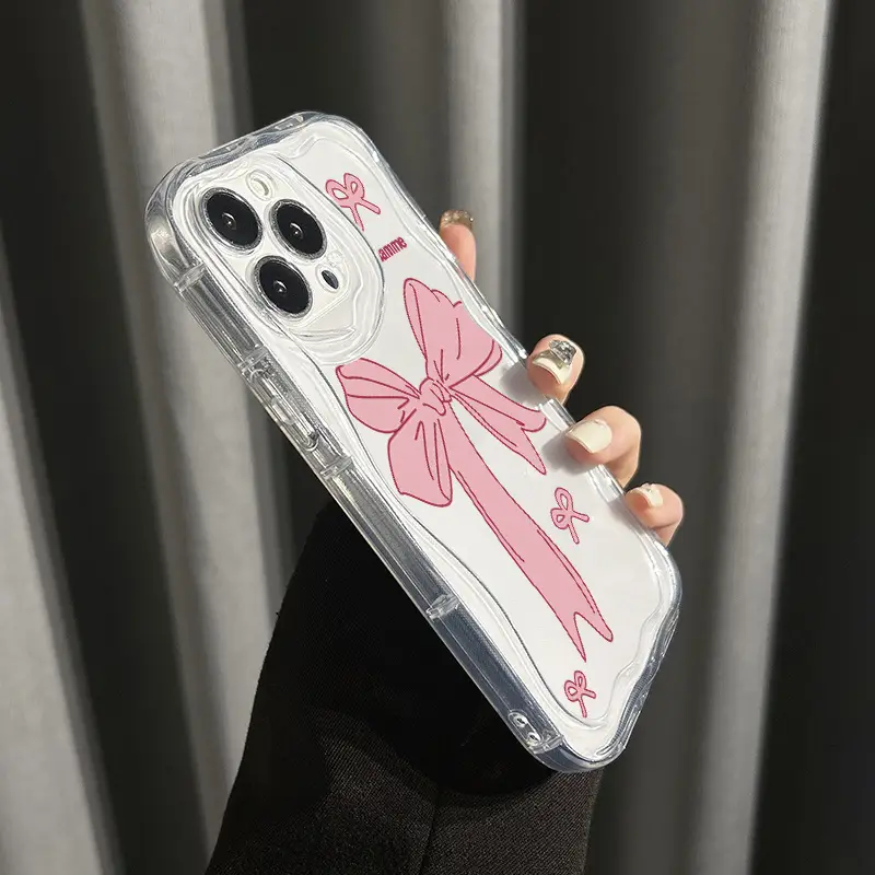 1pc pink bow phone case 2025 fashionable new - Temu 1pc pink bow phone case 2025 fashionable new - Temu