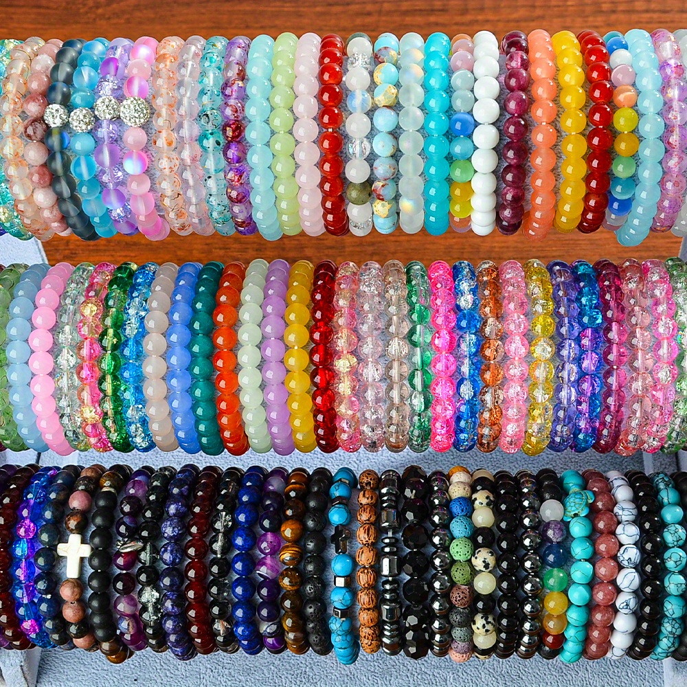 Bohemian Beaded Stone Bracelet Set for All Occasions
