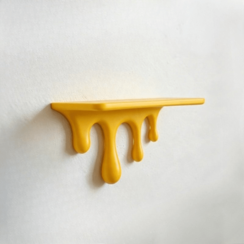 TEMU Mensola da parete a forma di , di stoccaggio galleggiante per pareti, adatta per appassionati di decorazioni per la casa, inquilini e fan di