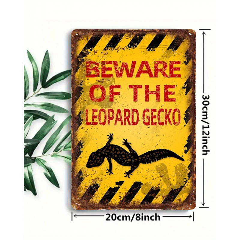2d flat 1pc 2d flat decoration sign and x 12 inches 20 x 30 cm featuring leopard warning sign for wall decoration themed decorative signs suitable for store bar and restaurant interior decoration