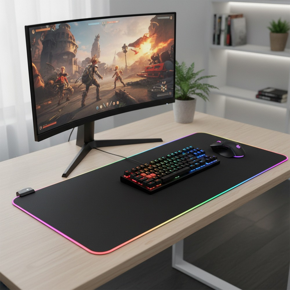 E-shop Gaming-Mauspad 800x300x4mm, rutschfeste Gaming-Mausunterlage, Tischunterlage für Computer PCs, Laptop, Tastatur, Maus