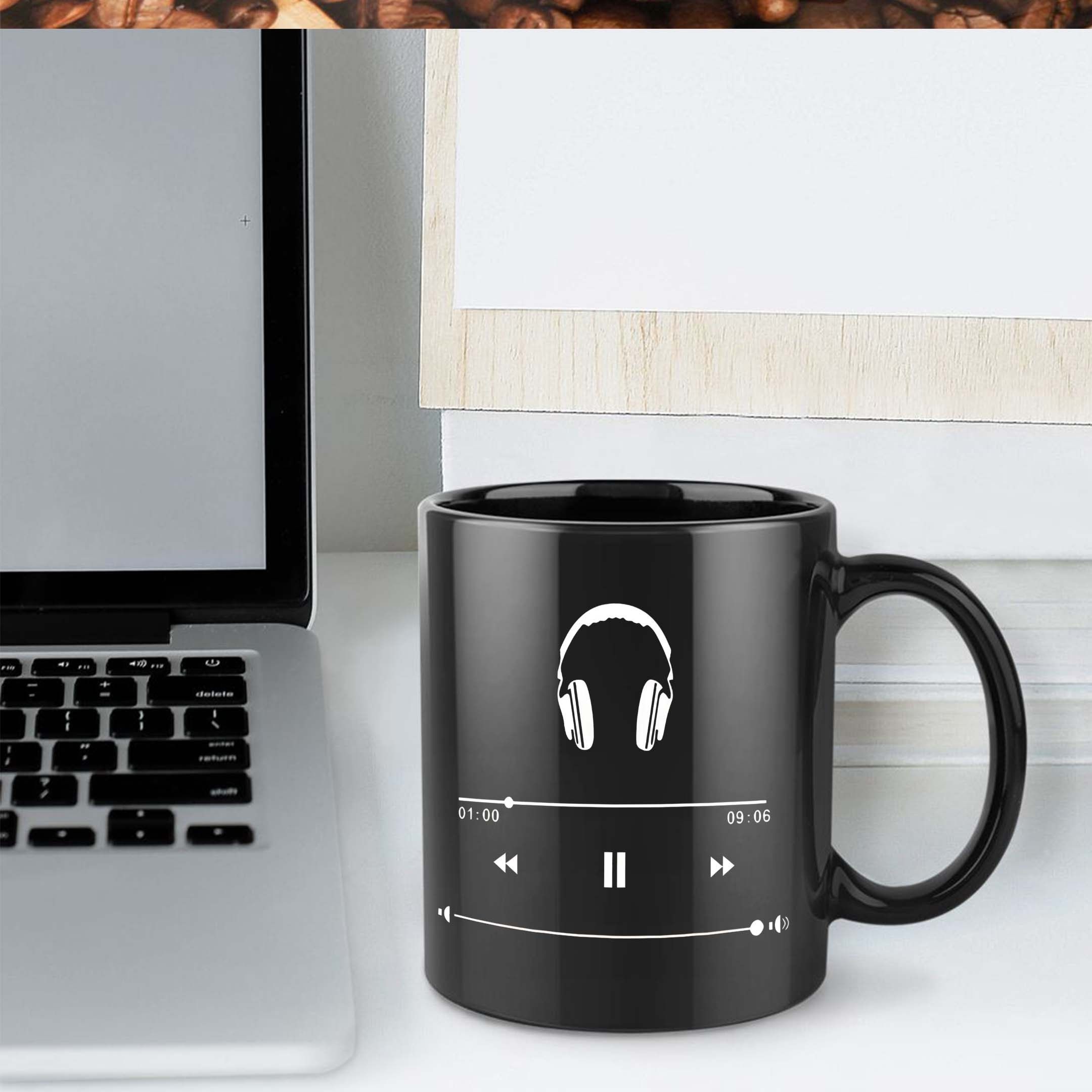 1pc music themed 11oz ceramic coffee mug - Temu Ireland
