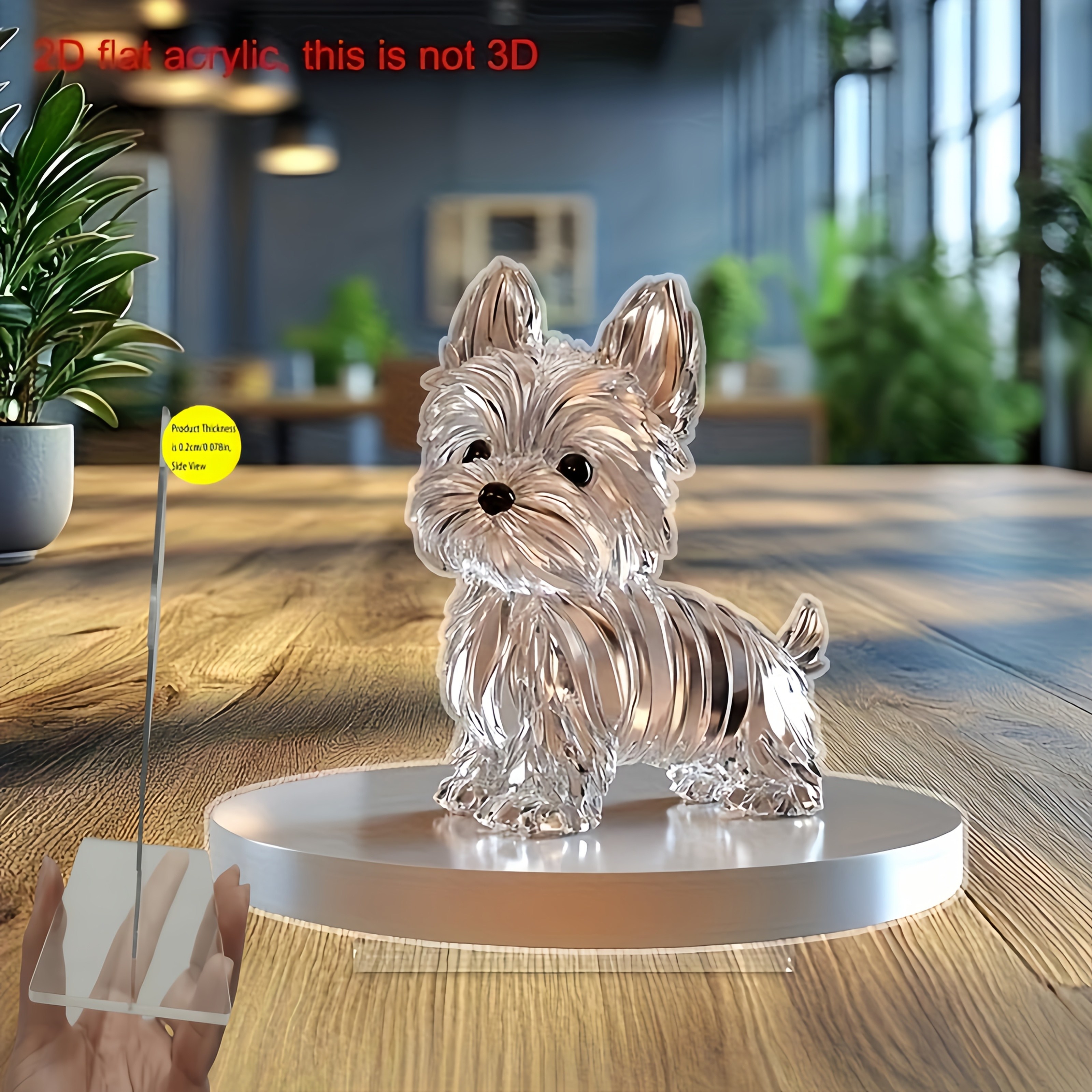 TEMU 2d Flat Decorative Statue, For Small And Fun | Ornaments, Perfect For Spring - Suitable For Bedrooms, Living Rooms, Offices And Cafes. 11