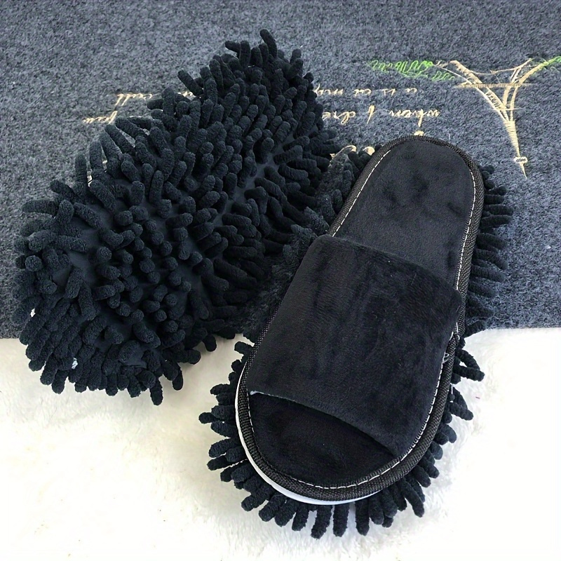 TEMU 1 Double Detachable Lazy Mop Slippers(free Size), Cleaning Supplies, Cleaning Tools, Bathroom Supplies,