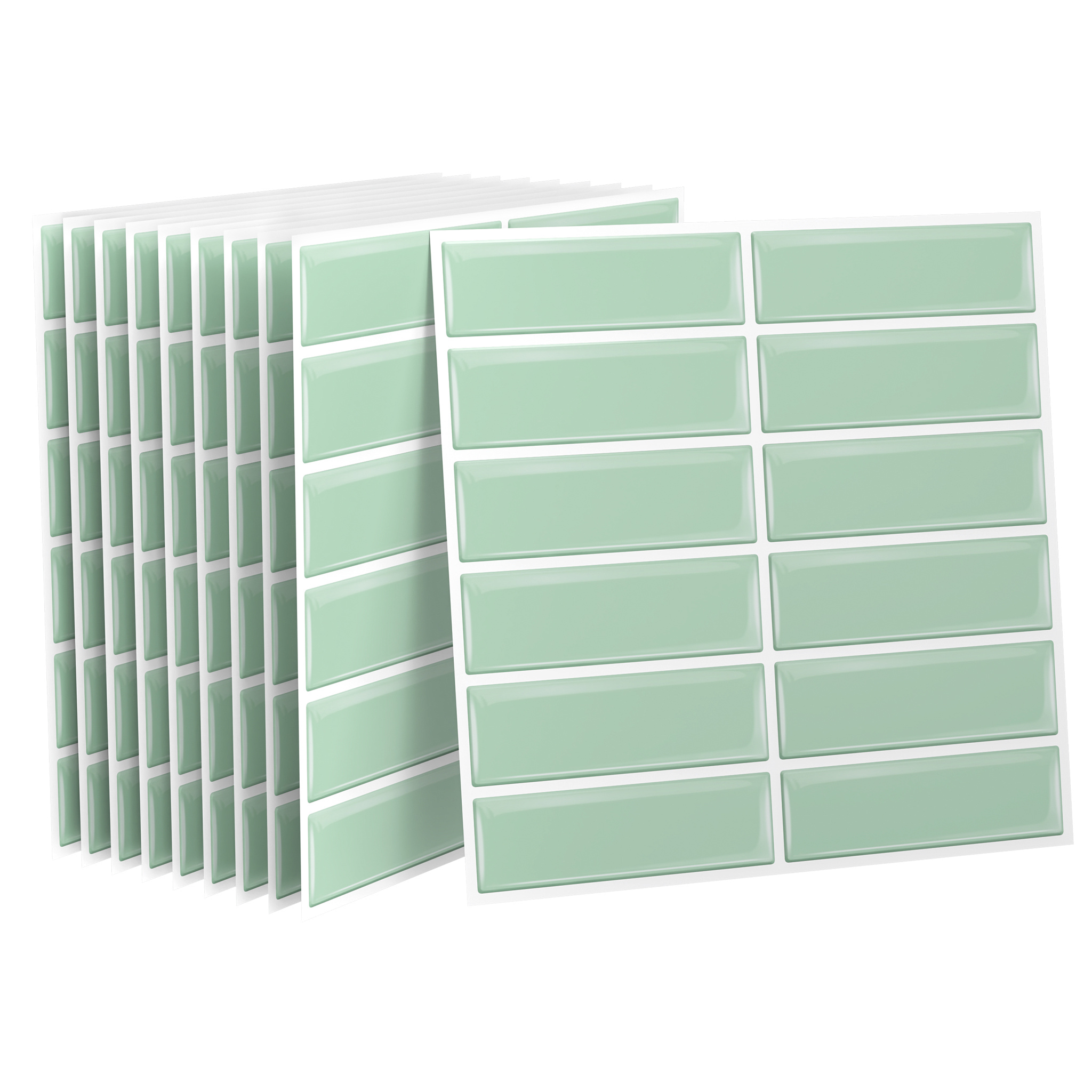 30x30cm Pvc Glossy Self-adhesive Tile Stickers, 10 Sheets, Wall Tile Decoration, 3d Self-adhesive Tile Stickers For Wall Tile Decoration, Suitable For Bedroom, Living Room, Study Room, Etc.