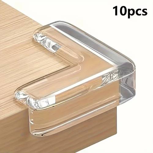 10pcs transparent silicone anti collision corner set protector suitable for power outlets and table corners