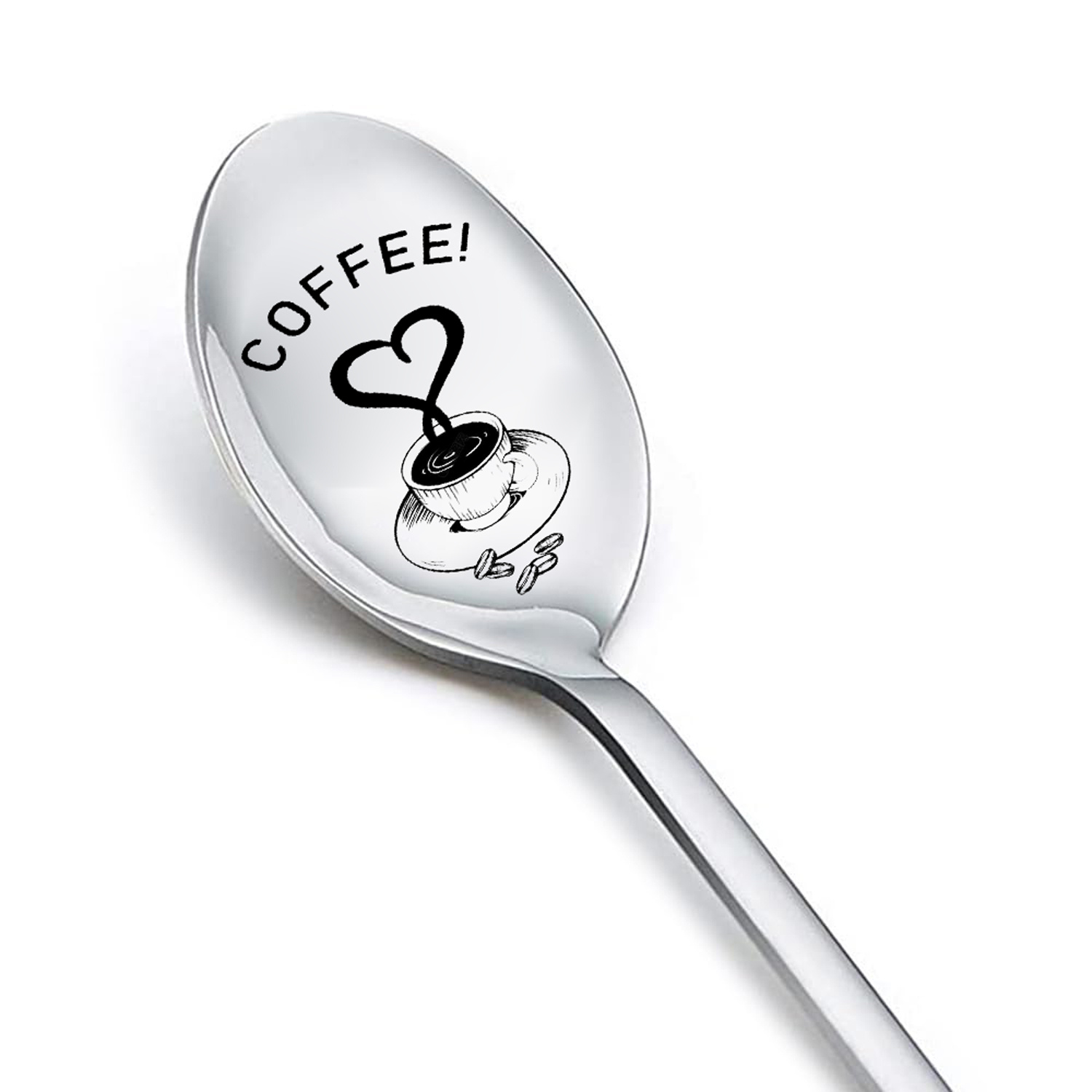 Image of Coffee Spoon, Coffee Spoon Gifts For Women Men Mom Dad Birthday Gifts For Coffee Lover Bff Sisters Bday Gifts For Husband Wife Anniversary Girlfriend Boyfriend Gift