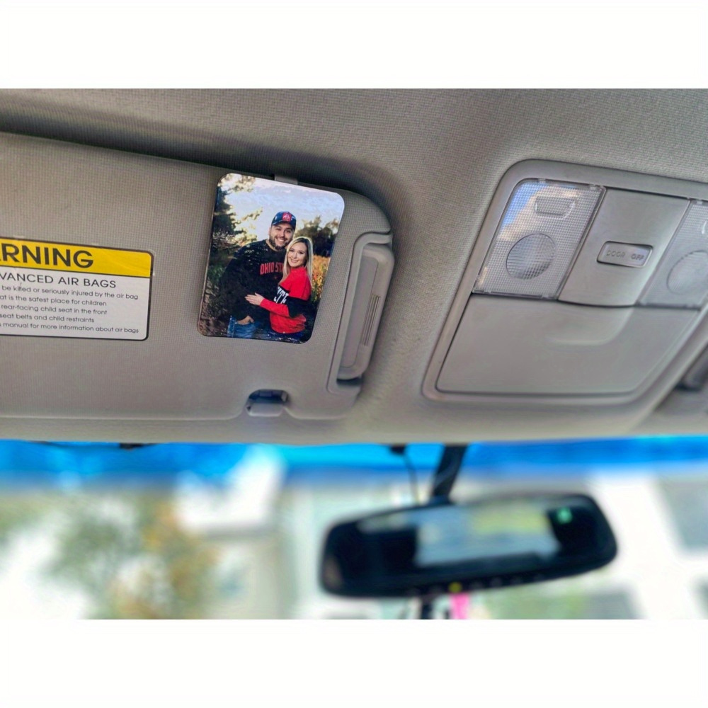 TEMU Personalized Automotive Sun Visor Clip For Photos, Car Additions Featuring Picture Clips, Custom Car , Ideal Gift For Women, Perfect For Christmas