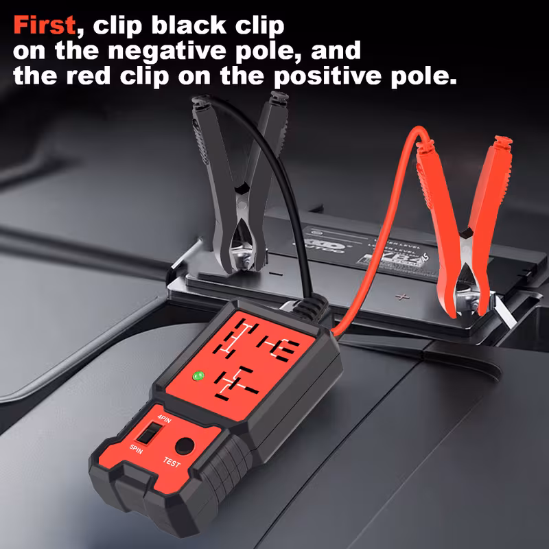 car accessories universal 12v car relay tester car battery checker led indicator light 6