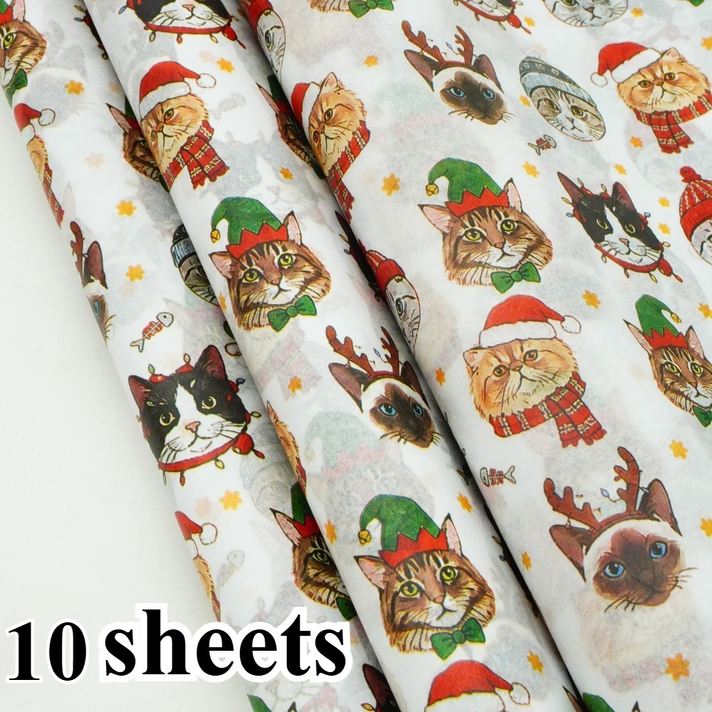 TEMU 10 Fogli di Carta da Regalo - Fogli di Tessuto Rivestiti di Cera/ con Fantasie di e Fantasie Sottili, Adatti per Incartare Bouquet, Matrimoni,