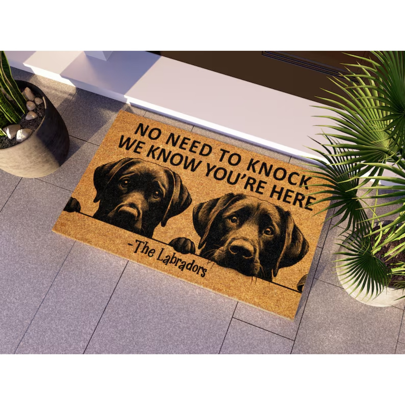 

Labrador Peekaboo Door Mat, Labradors Labrador Dogs Door Mats, Funny Labrador Doormat, Welcome Mats