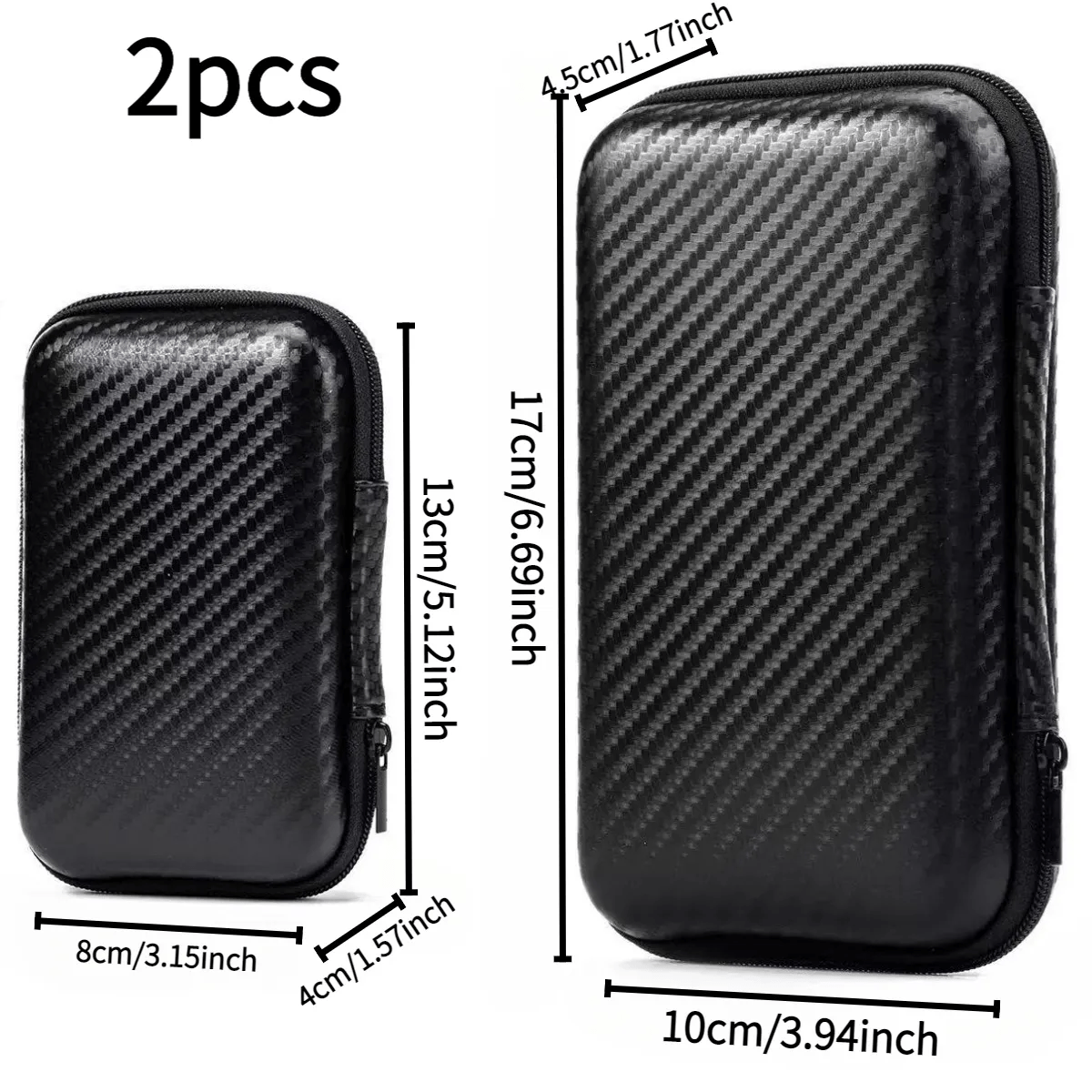 Image of 2pcs Multifunctional Storage Bag Eva Hard Shell Bag | Multiple Combinations Multipurpose Storage Box | Outdoor Travel Storage Bag | Home Organizing And Storage Box | Auto Repair Tool Organizing Box
