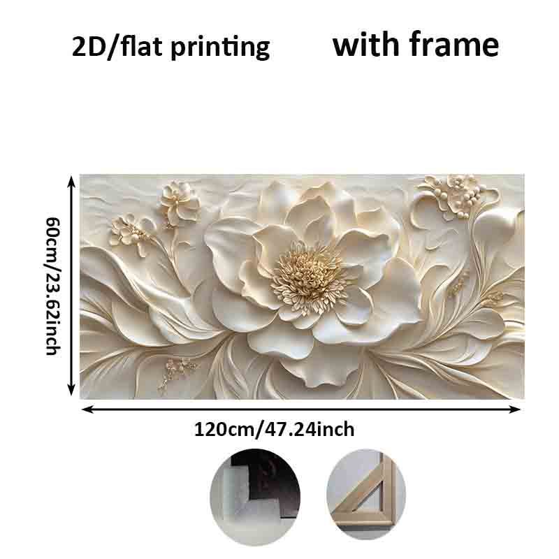 TEMU Stampa 2D/piatta 1 pezzo 23,62 pollici * 47,24 pollici/60 cm * 120 cm Decorazione per Cornice, , "Eleganza ", Poster su Tela per Decorazione da