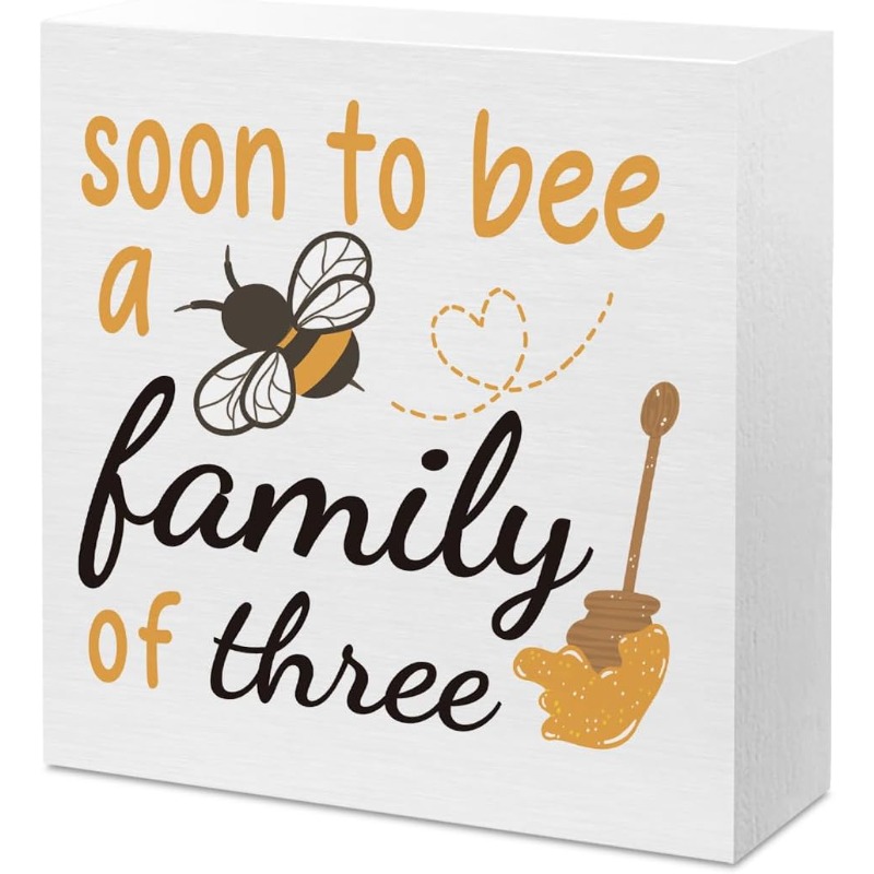 TEMU Gender Reveal 2d Flat Decor Baby Shower Centerpiece For Home Office Desk Shelf Gift