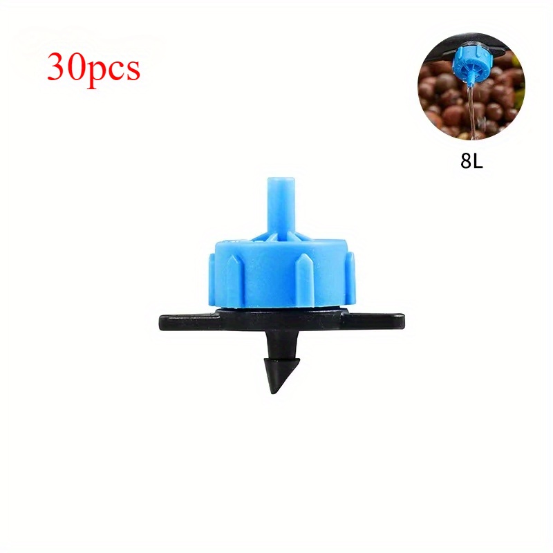 TEMU 30pcs Goutteurs d'Arrosage pour Plantes avec de Pression & Bec Long - Stabilisateurs 2L/4L/8L pour l'Irrigation des Arbres Fruitiers, Filetage