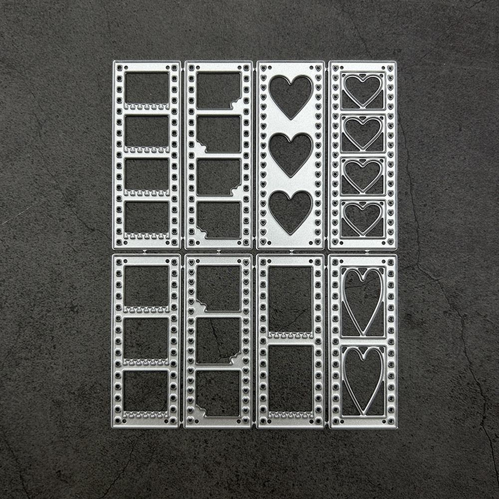E-shop [Valentinstag] . Filmrahmen Schneideform, Scrapbooking Schneidealbum im , Metall Schablone für Karte Umschlag Vintage