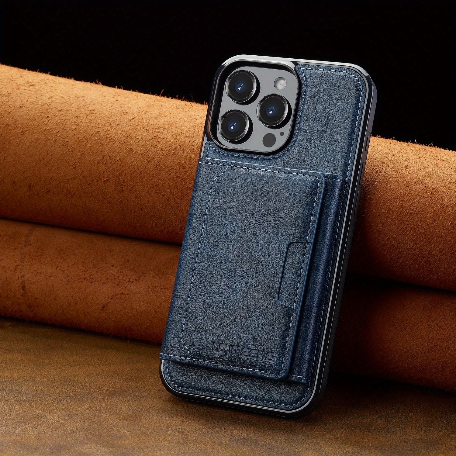TEMU Phone Case: Lc High-end Business L5 Bifold Card Holder Phone Case For Iphone 7p/8p/xs/xr/11/12/13/14/15/16 Pro Max/plus/mini