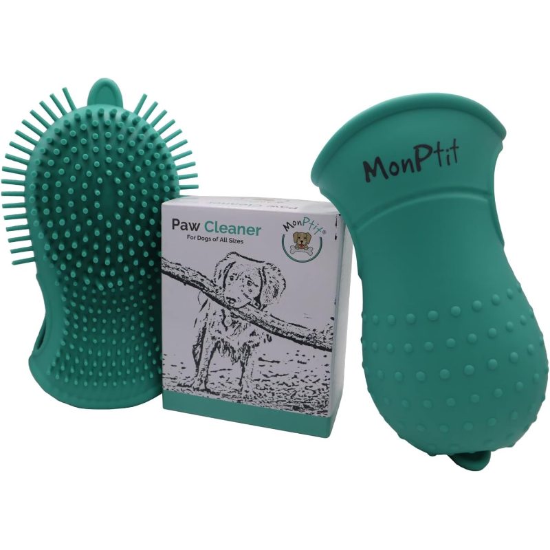 Paw Cleaner, Portable Dog Feet Washer, 2-In-1 Dog Foot Cleaner Brush Cup Soft Silicone Bristles Grooming, Pet Cleaning, Cleaner for Large Medium Small Dogs, Or Pet Paw Washer
